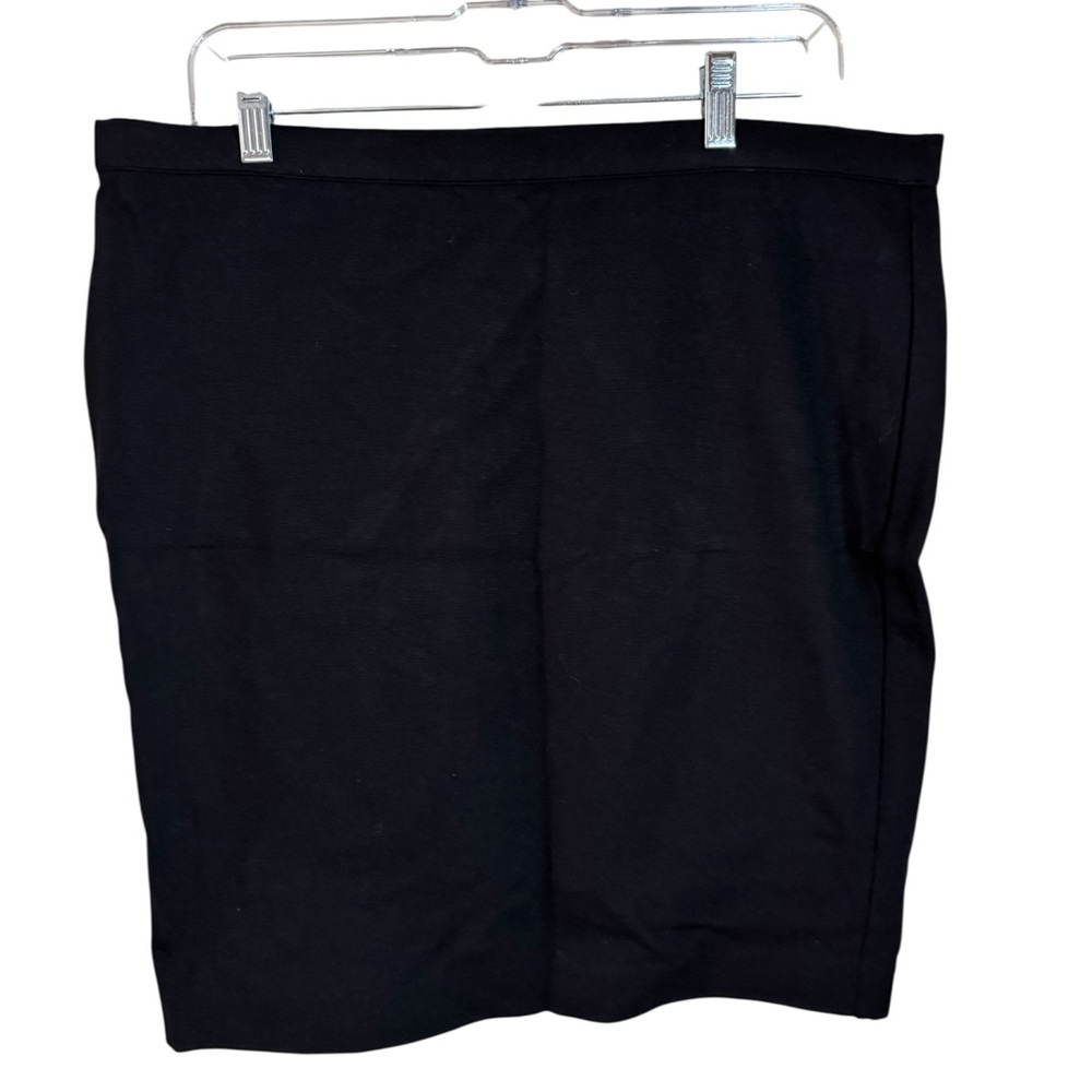Joe Fresh Black Flat Front Skirt